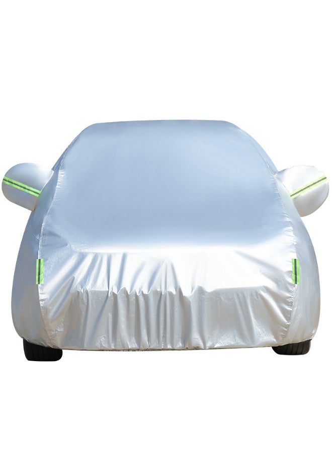 Magic Park Car Cover - UV, Sun, Water and Dust Protection for Hatchback, Universal Full Car Covers with Storage Bag, All Weather Indoor/Outdoor Use to Prevents Scratches and Pollutants(YXL-525x195x185cm) - Image 1
